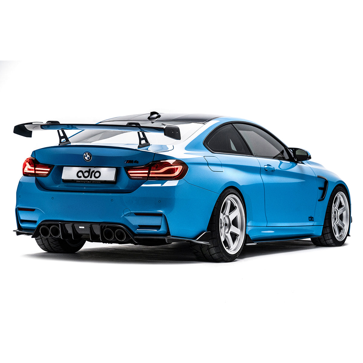 ADRO BMW M4 F82 AT-R1 Dry Carbon Swan Neck GT Wing 2013-2020