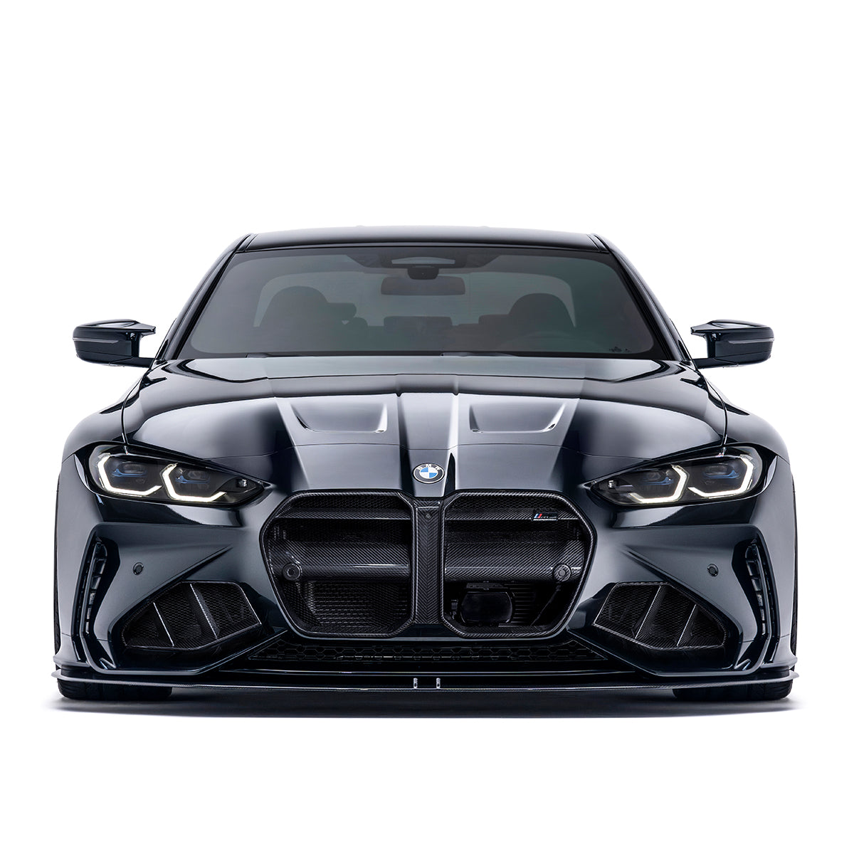 ADRO BMW G80 G81 M3/G82 G83 M4 Front Bumper Dry Carbon Fiber Grille & Duct Vents for ADRO Front Bumper 2020+