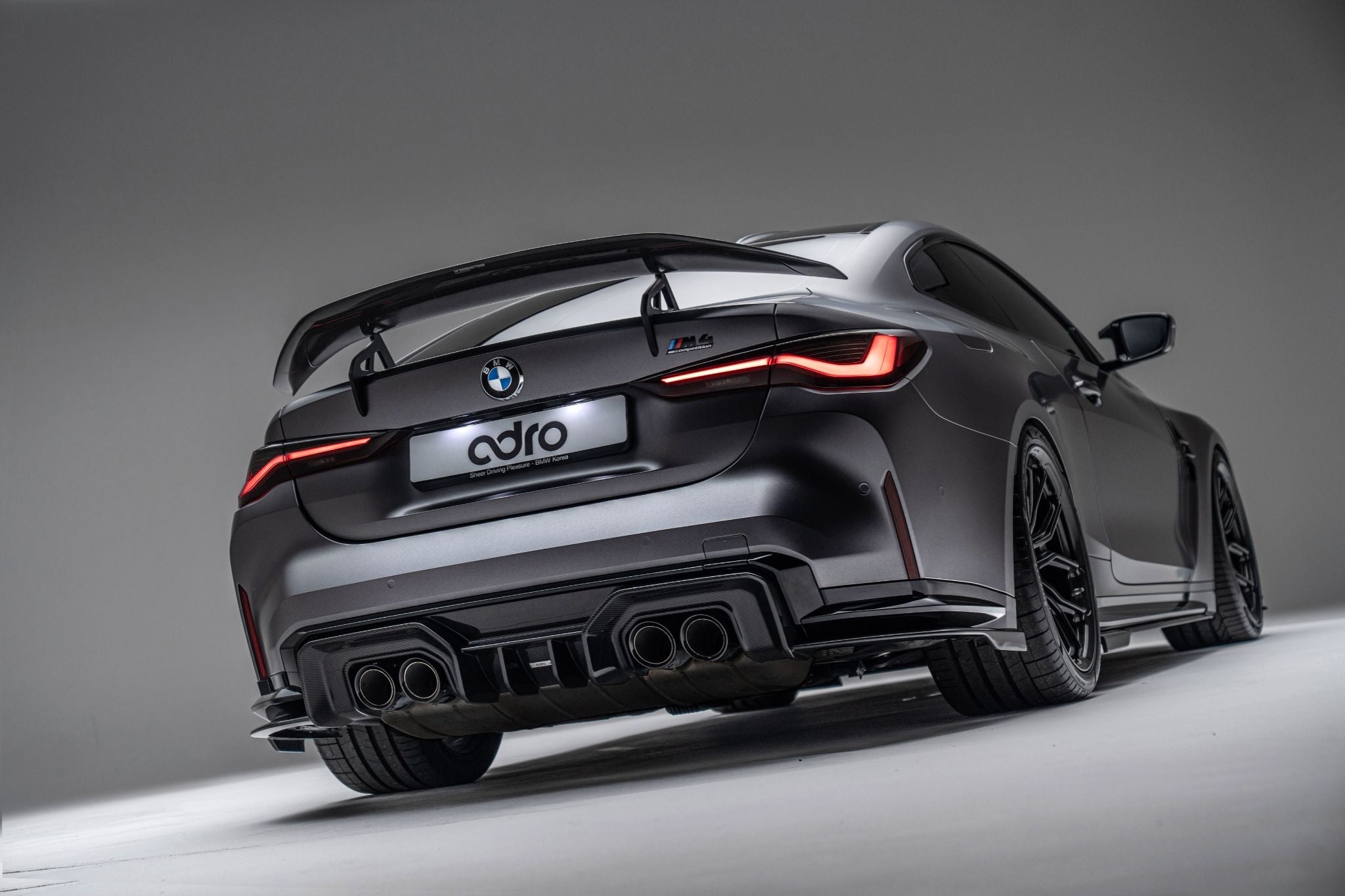 BMW G82 M4 AT-S Dry Carbon Fiber Swan Neck Wing 2020+