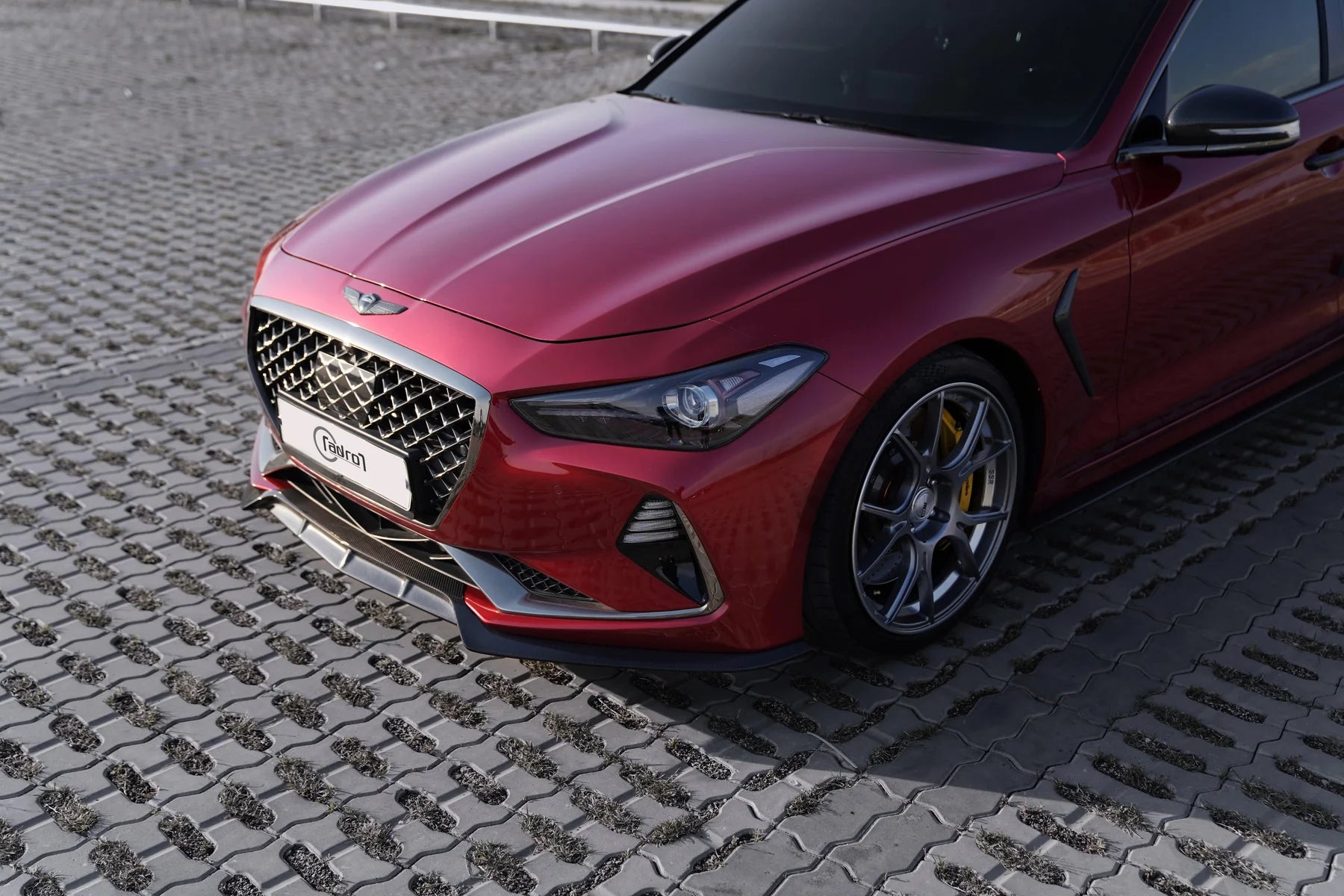 GENESIS G70 CARBON FIBER FRONT LIP V2