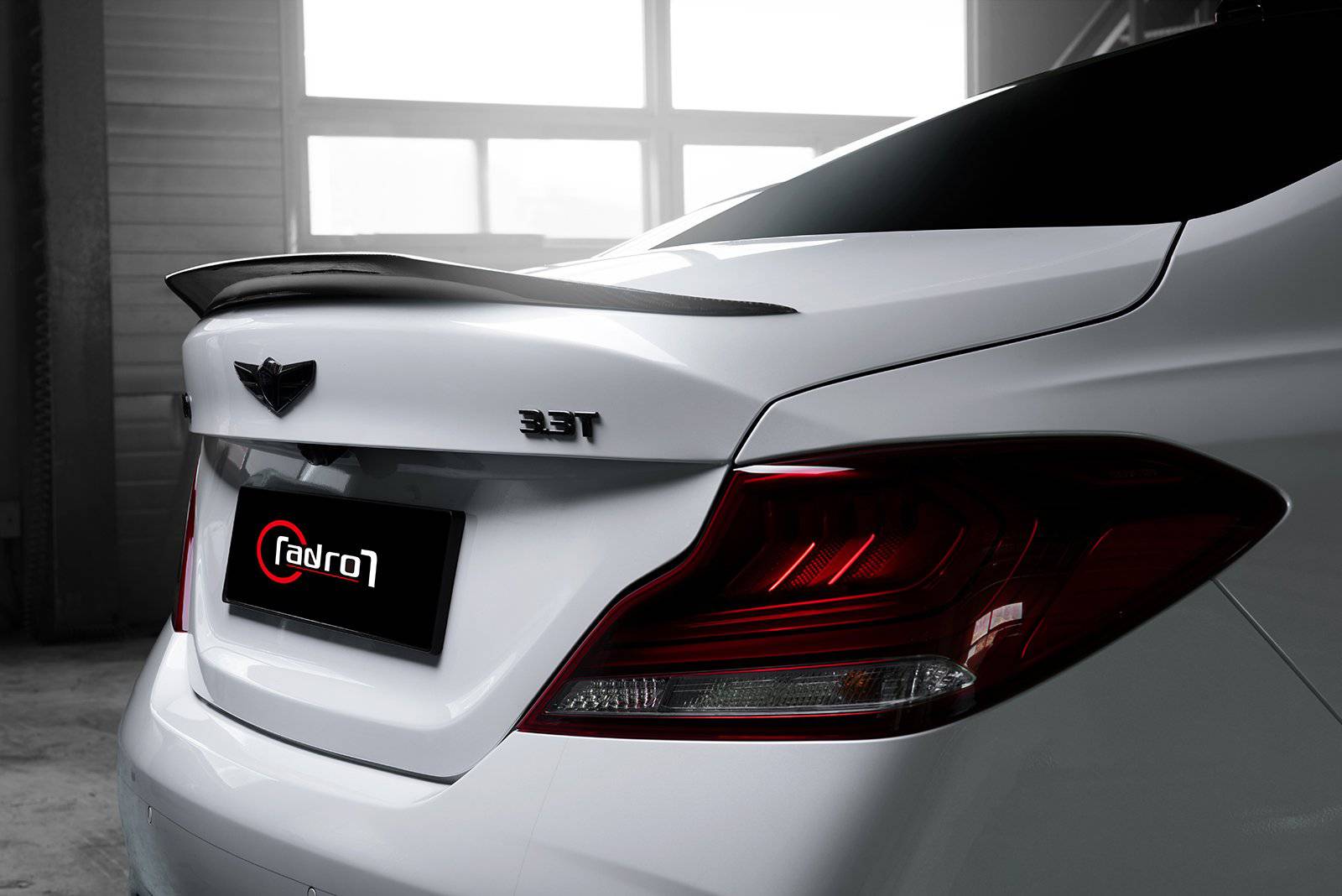 Genesis G70 Carbon Fiber Trunk Spoiler V1 2019-2021
