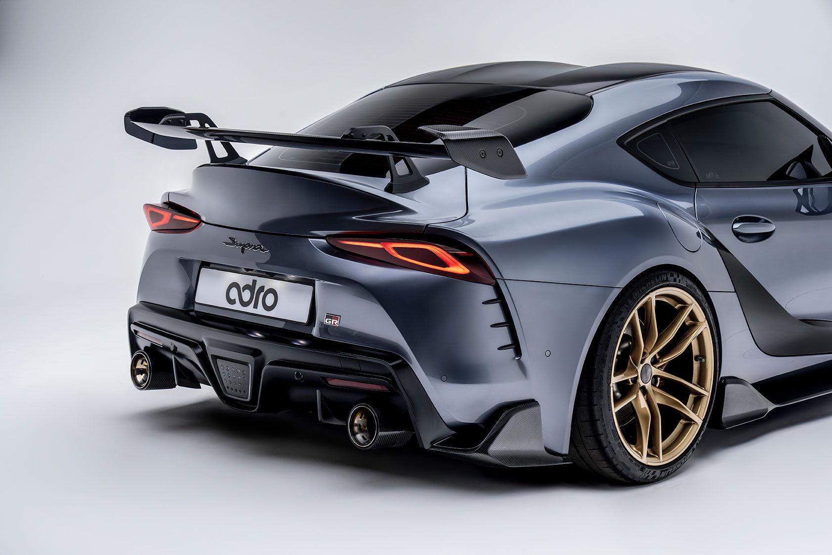 ADRO Toyota GR Supra A90 Carbon Fiber Rear Winglets 2019+ - iilumolab