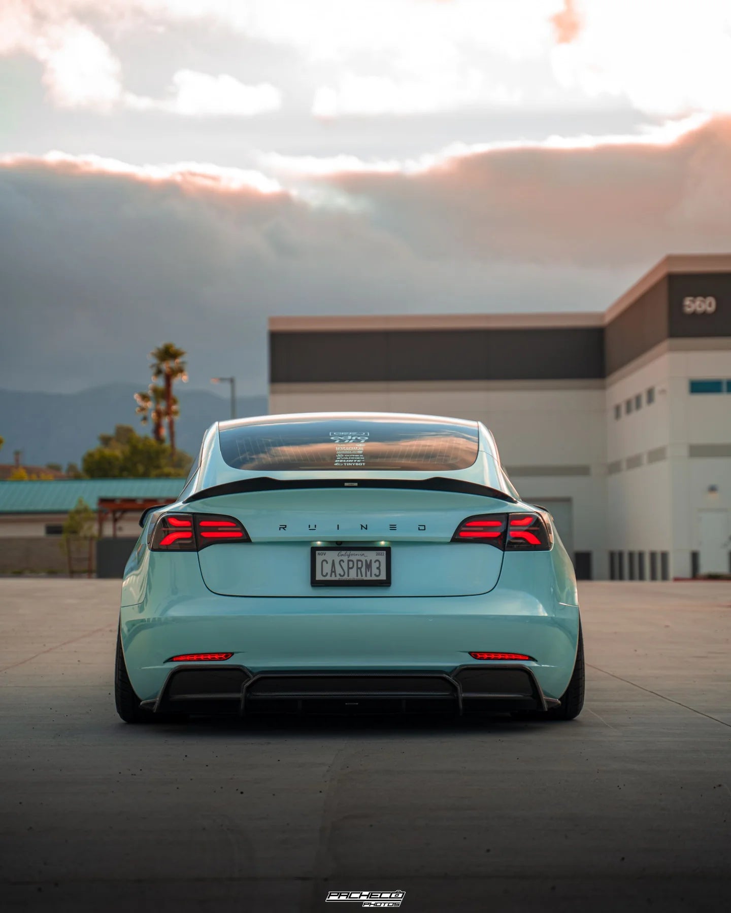TESLA MODEL 3 REAR DIFFUSER V2