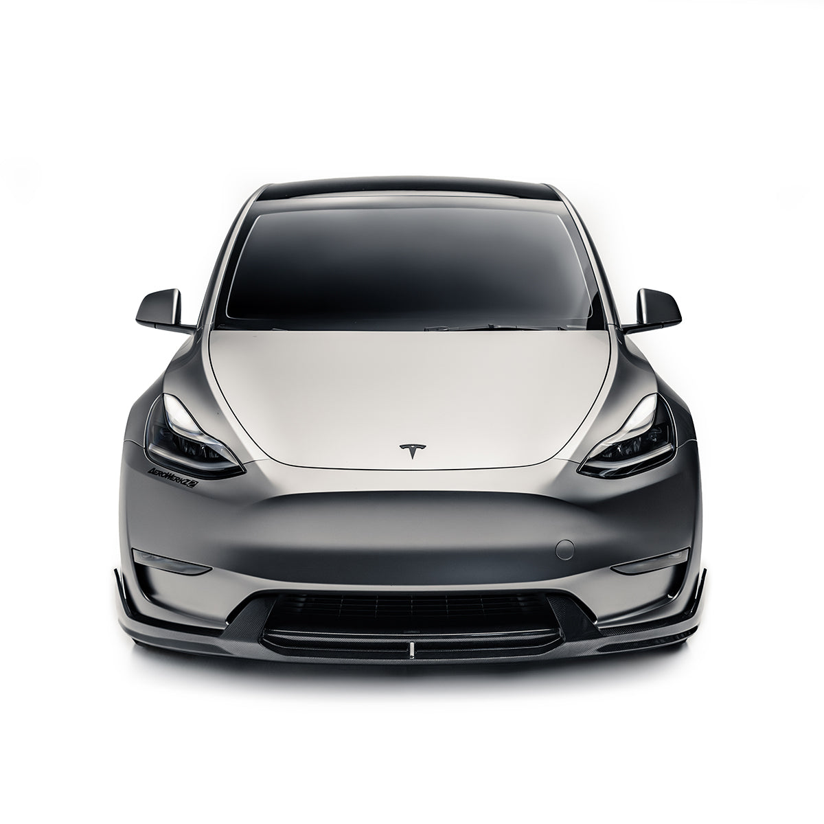 Tesla Model Y V2 Carbon Fiber Front Lip 2022-2024