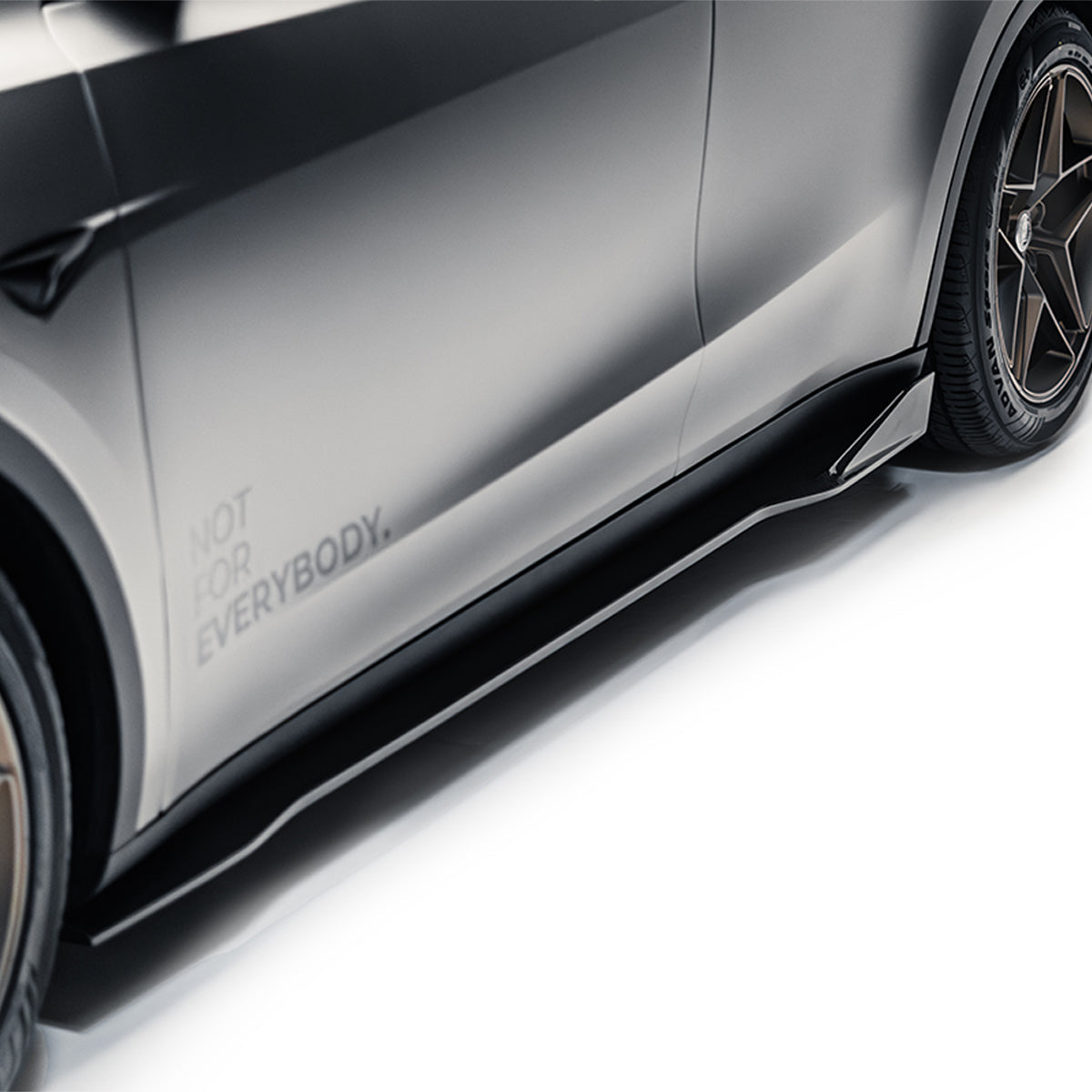 Tesla Model Y V2 Carbon Fiber Side Skirts 2022-2024