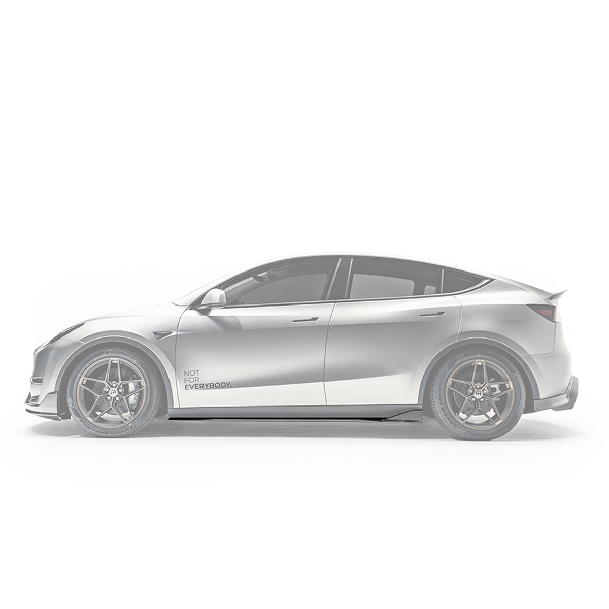 Tesla Model Y V2 Carbon Fiber Side Skirts 2022-2024