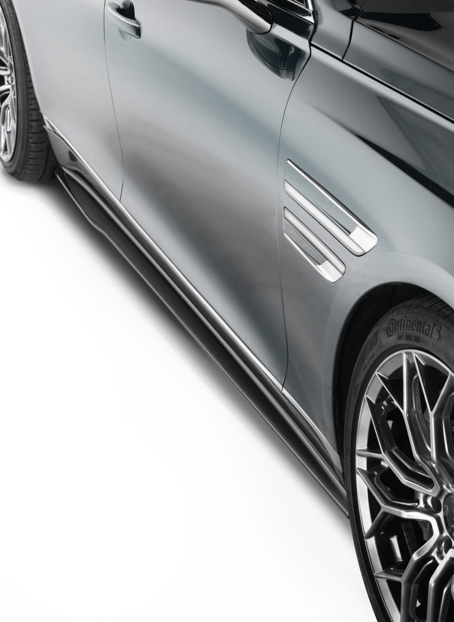 Genesis G80 (RG3) Carbon Fiber Side Skirts V2 2021+