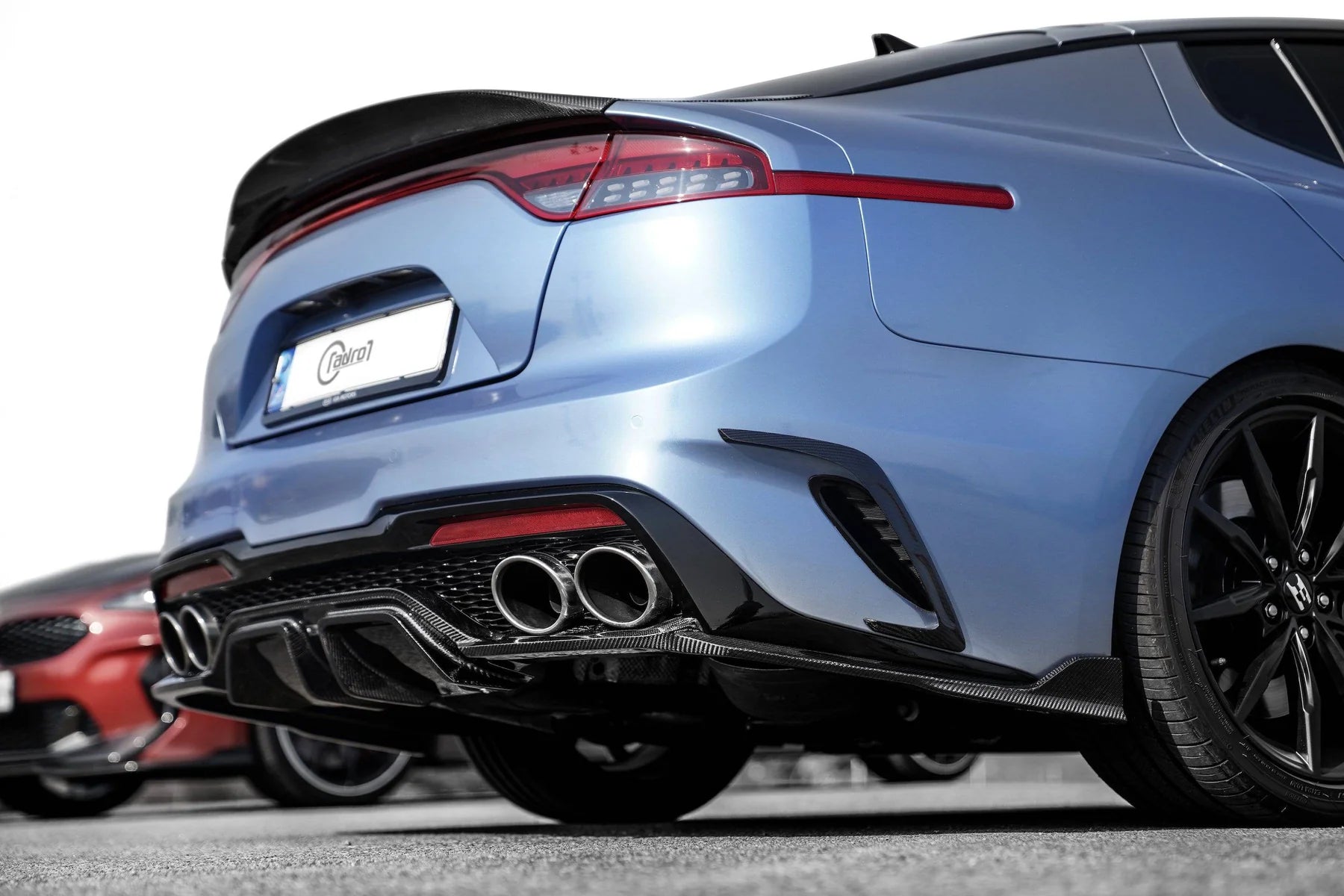 ADRO KIA STINGER MEISTER CARBON FIBER REAR DIFFUSER V3 2021-2023