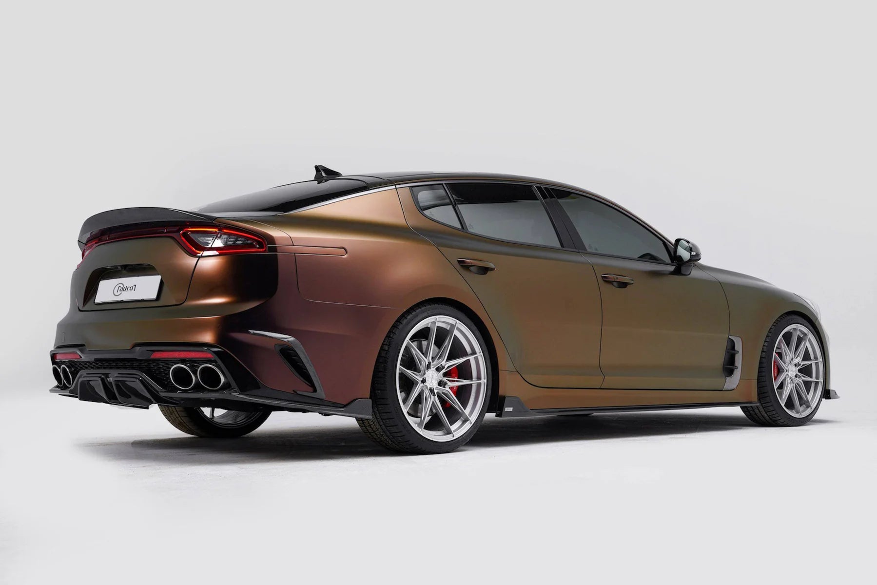 ADRO KIA STINGER MEISTER CARBON FIBER REAR DIFFUSER V3 2021-2023