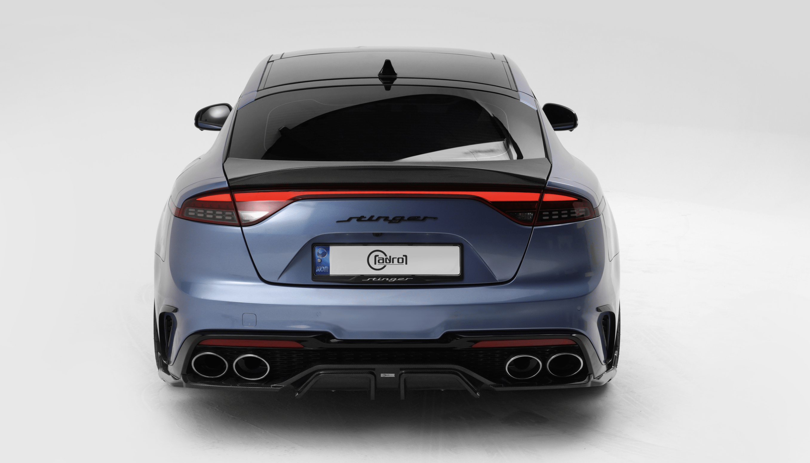 Kia Stinger Carbon Fiber Rear Diffuser Meister V3 2021-2023