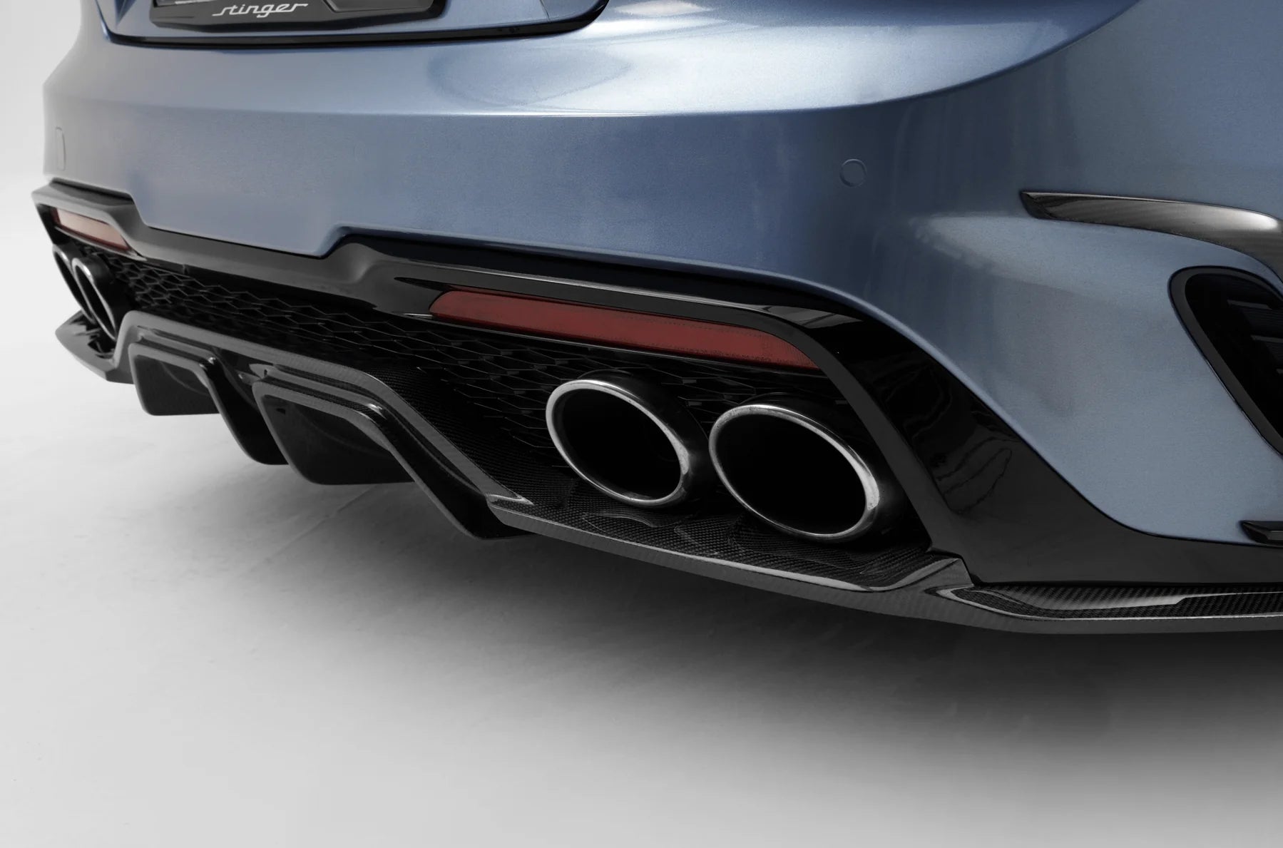 ADRO KIA STINGER MEISTER CARBON FIBER REAR DIFFUSER V3 2021-2023