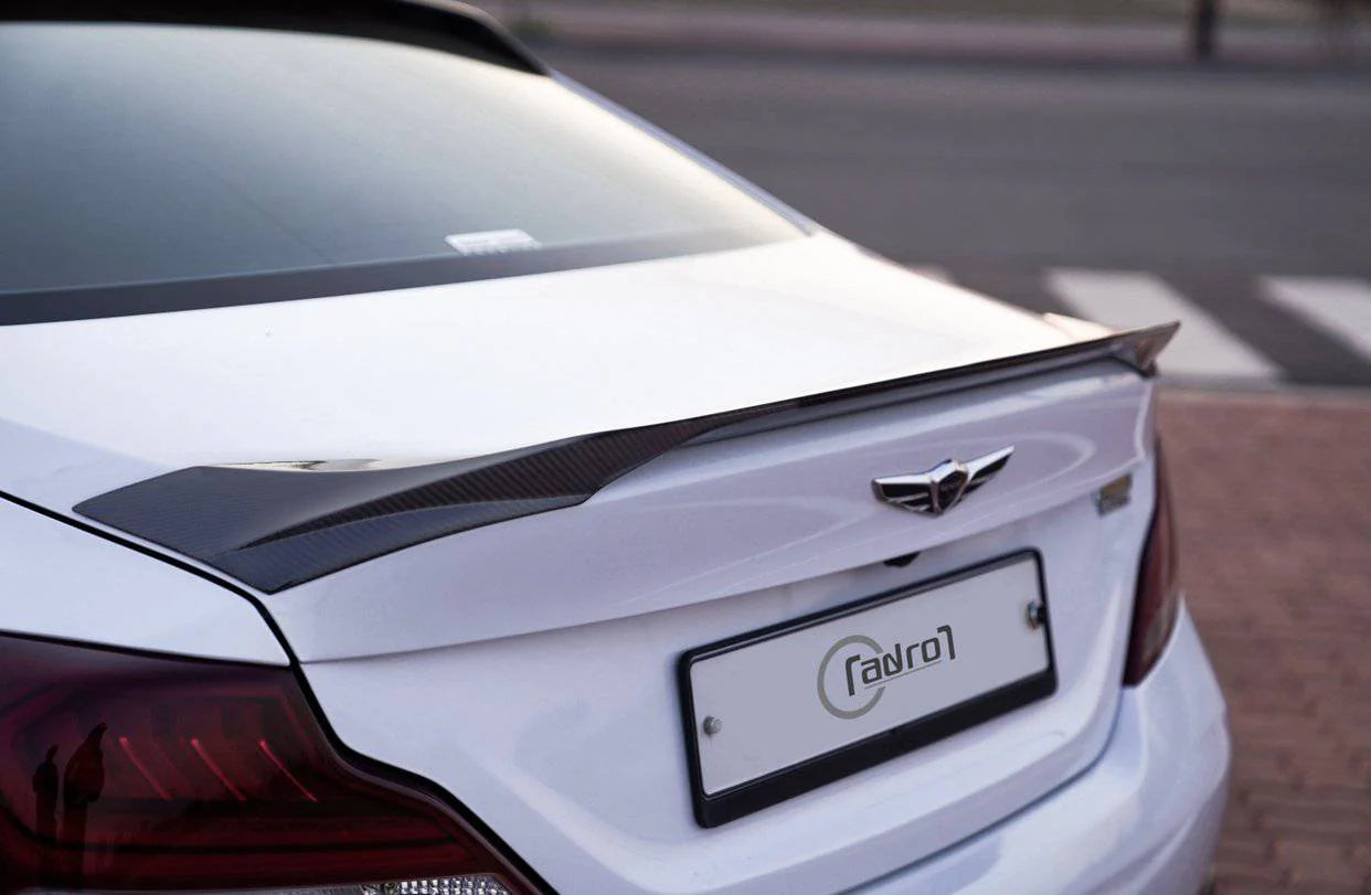 GENESIS G70 CARBON FIBER TRUNK SPOILER V2