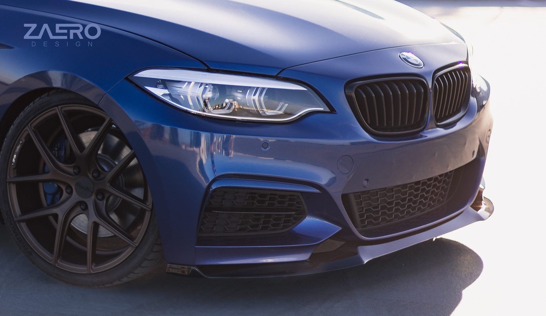 Zaero Designs EVO-1 Front Lip/Splitter for BMW 2 Series F22 F23 2014-2021 - iilumolab