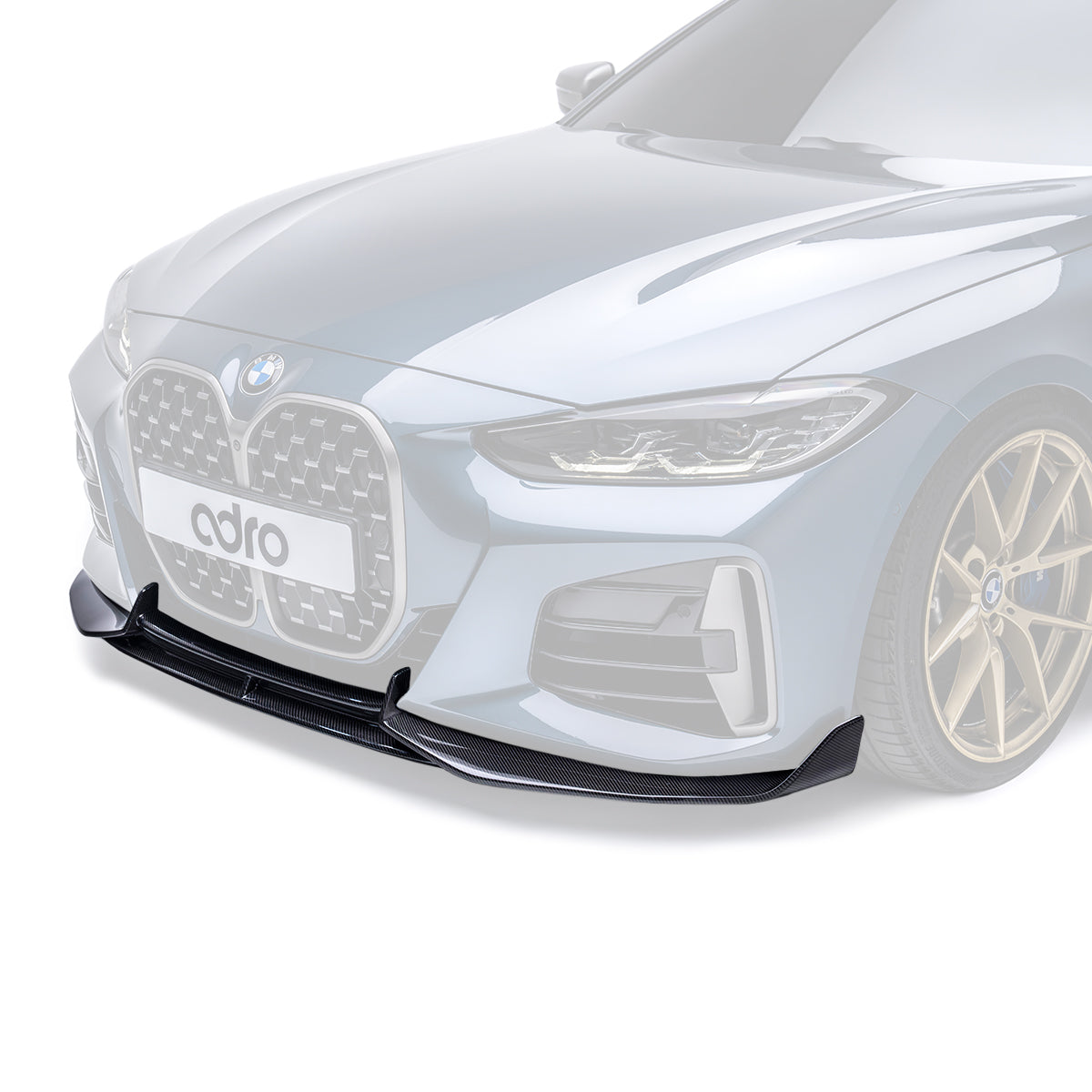 ADRO BMW G22 G23 4 Series Carbon Fiber Front Lip 2020+