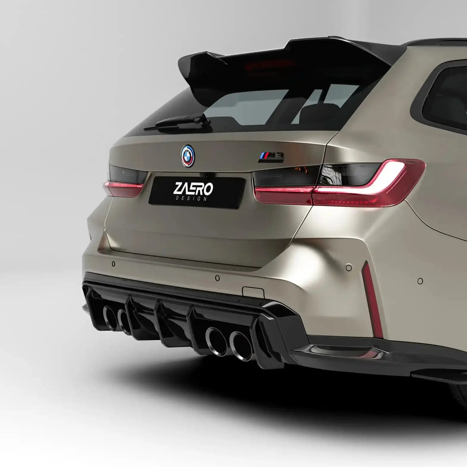 Zaero Designs EVO-S Rear Spoiler Lip for BMW 3 Series G21 / M3 G81 2019+ - iilumolab