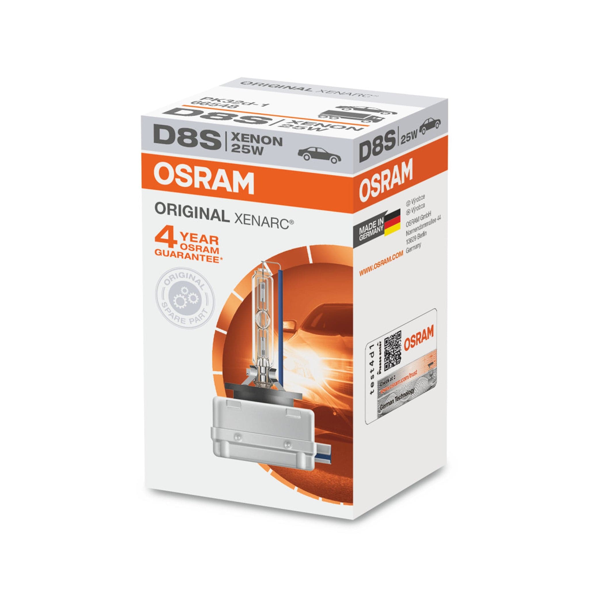 OSRAM XENARC ORIGINAL : D8S - iilumo