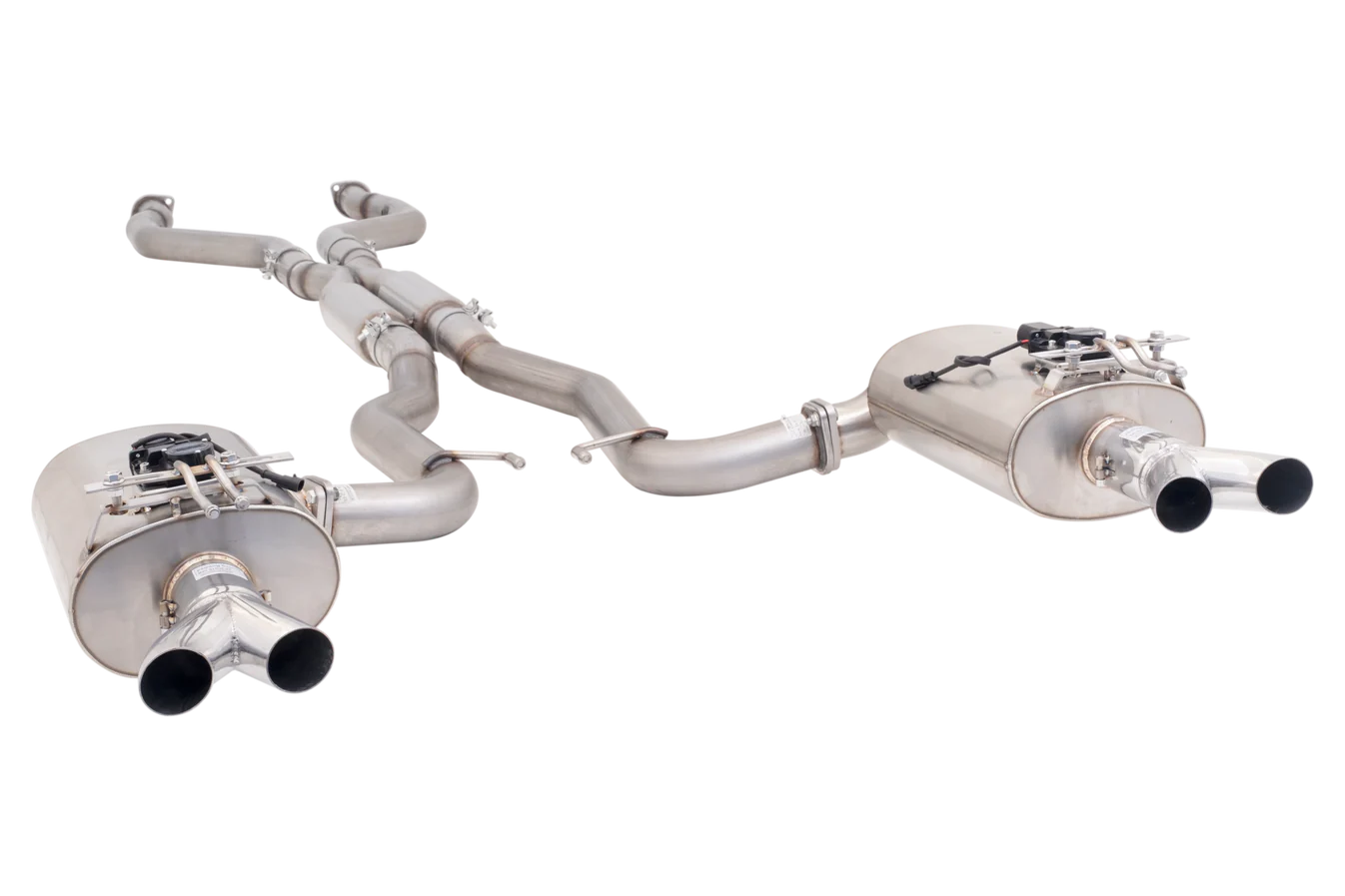 Xforce HSV VF Sedan & Wagon Raw 409 Stainless Steel Twin 3" Varex Valved Cat Back System - iilumolab