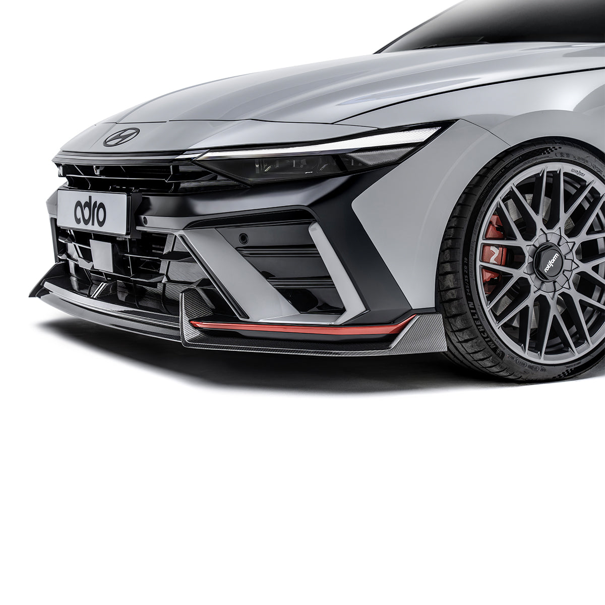 Carbon Fiber Front Lip for Hyundai i30N Sedan / Elantra N Facelift 2024+