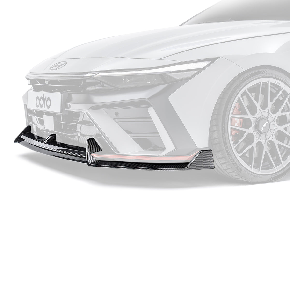 Carbon Fiber Front Lip for Hyundai i30N Sedan / Elantra N Facelift 2024+