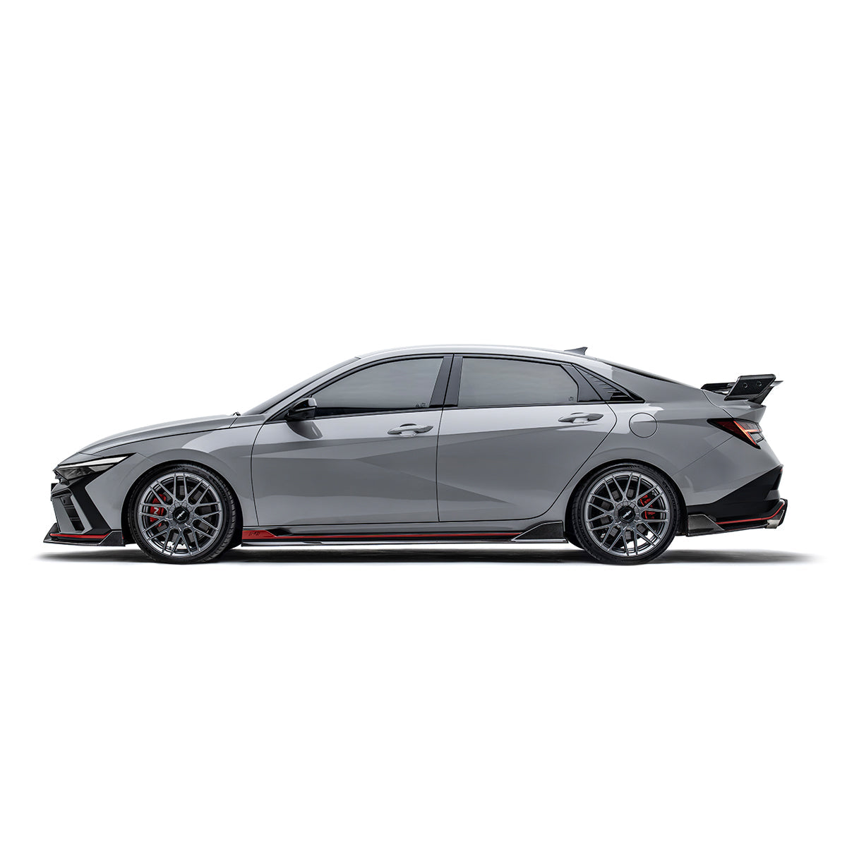 Carbon Fiber Side Skirt for Hyundai i30N Sedan / Elantra N Facelift 2024+