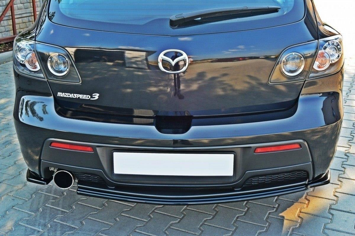 Maxton Design Central Rear Splitter Mazda 3 MPS BK