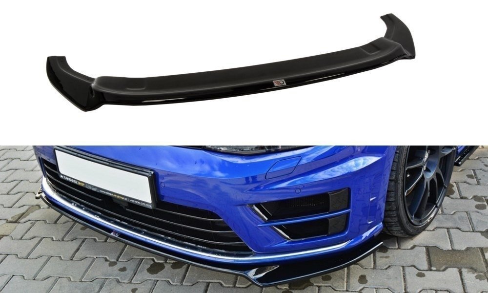 Maxton Design Front Splitter VW Golf Mk7 R Ver2 (Prefacelift) Front Lip - iilumolab
