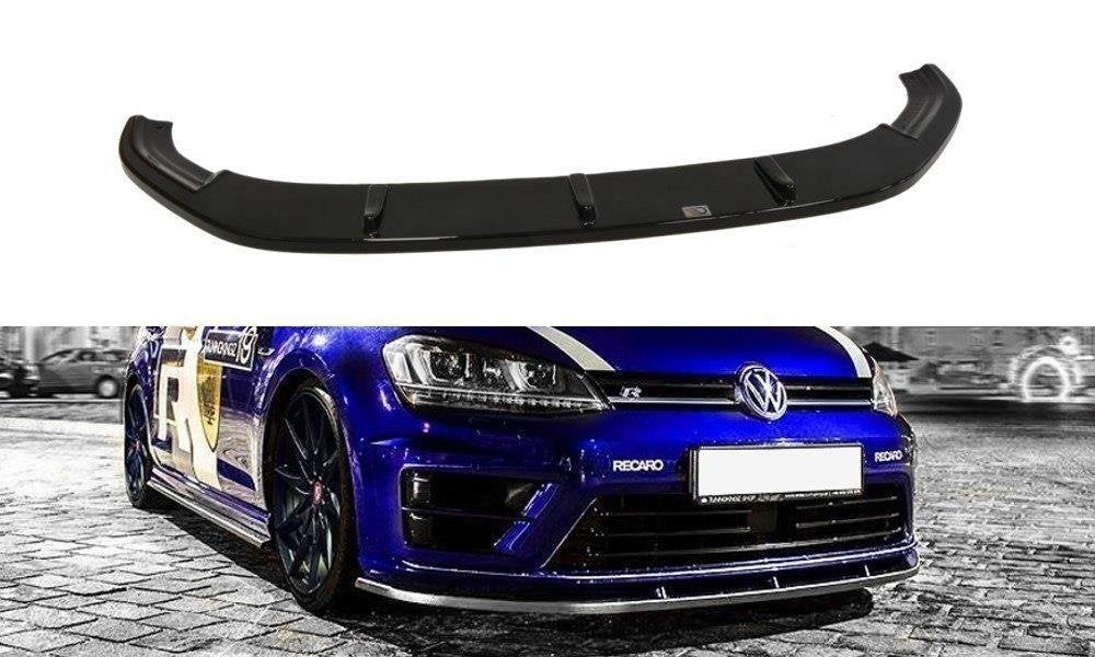 Maxton Design Front Splitter VW Golf Mk7 R Ver1 (Prefacelift) Front Lip - iilumolab
