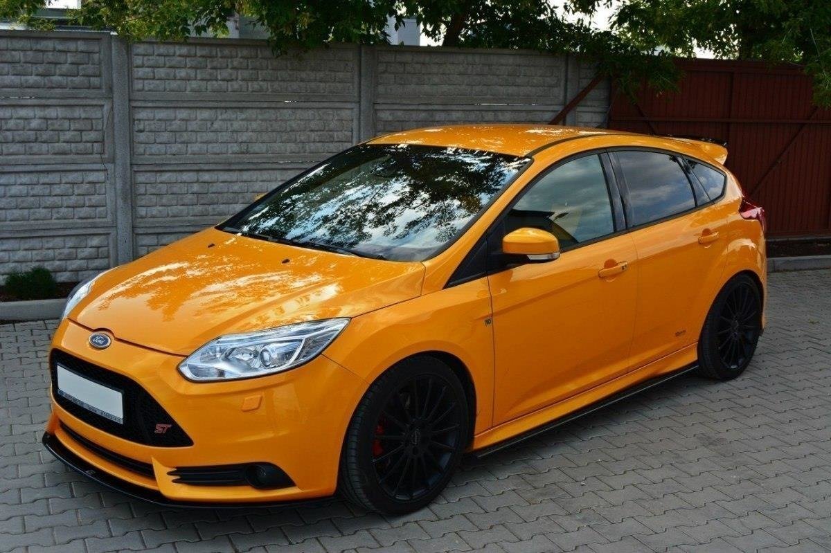 Maxton Design Front Ford Focus Mk 3 ST Prefacelift Front Splitter Lip