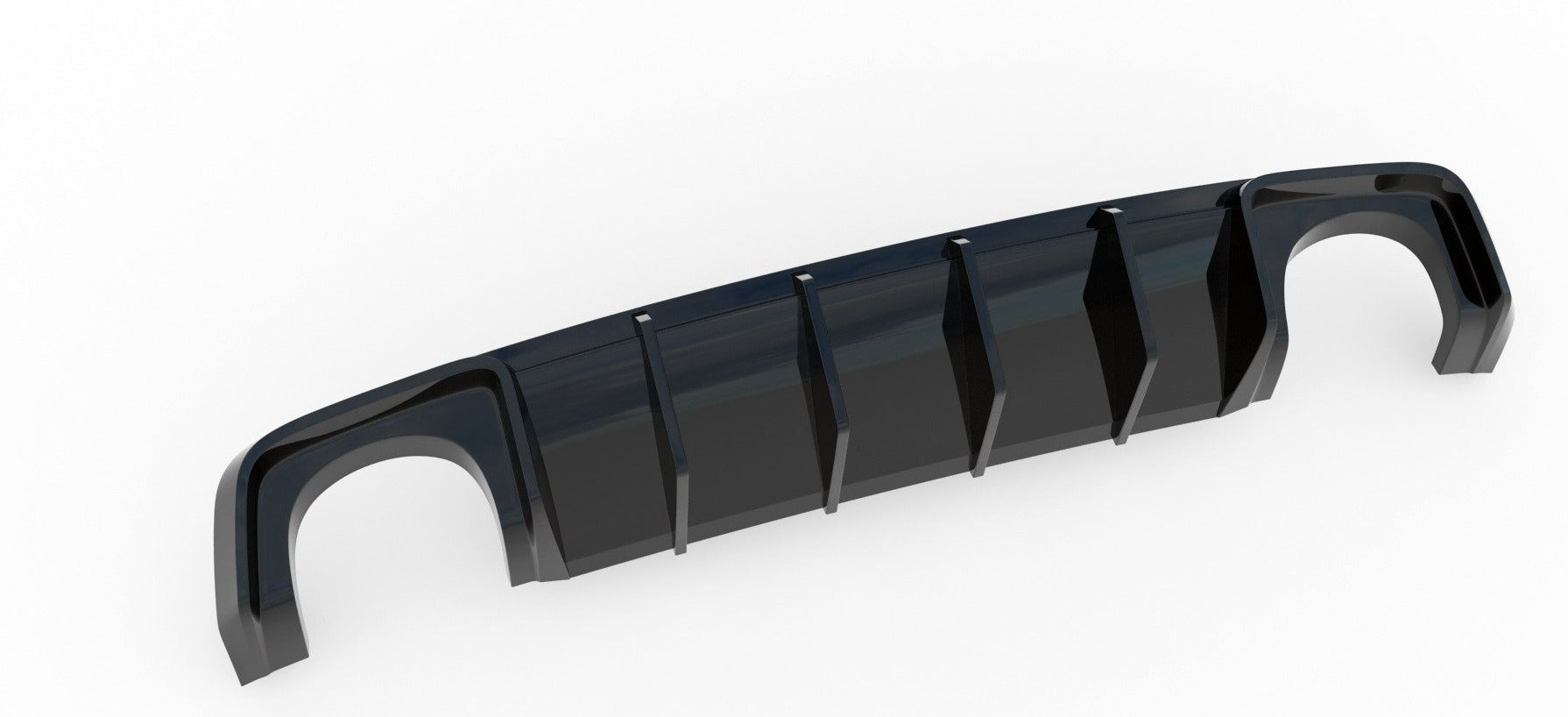 Maxton Design Rear Diffuser v2 Valance Audi RS3 8V Sportback