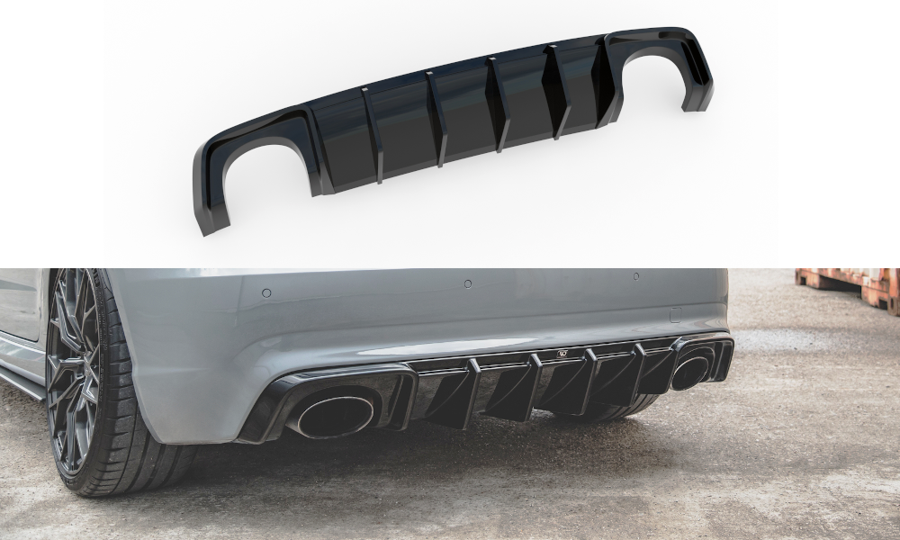 Maxton Design Rear Diffuser v2 Valance Audi RS3 8V Sportback