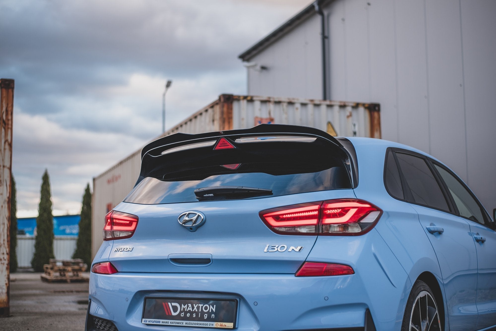 Maxton Design Hyundai i30 Mk3 N Spoiler Cap v2