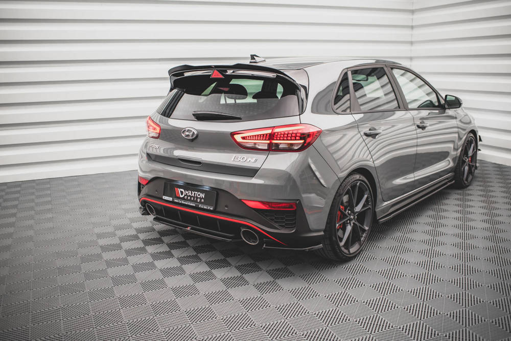 Maxton Design Hyundai i30 N Mk3.5 Facelift Hatchback Central Rear Splitter - iilumolab