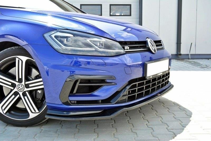 Maxton Design Front Splitter VW Golf Mk7.5 R Ver3 (Facelift) Front Lip - iilumolab