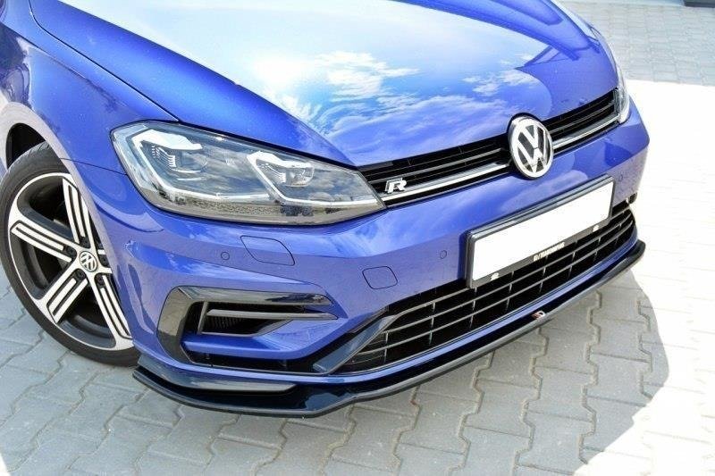 Maxton Design Front Splitter VW Golf Mk7.5 R Ver3 (Facelift) Front Lip - iilumolab