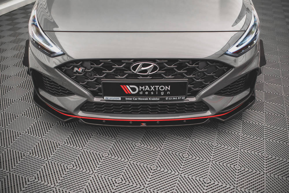 Maxton Design Hyundai i30 N Mk3.5 FACELIFT Front Splitter V.1 + Flaps
