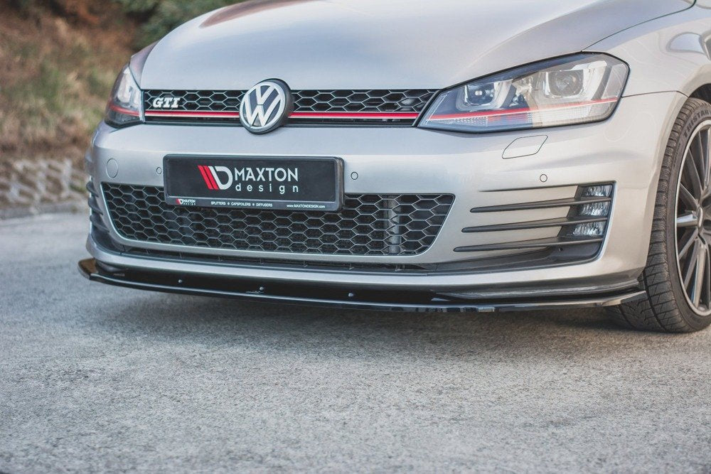 Maxton Design Front Splitter V.1 VW Golf Mk7 GTI (Prefacelift) Front Lip - iilumolab
