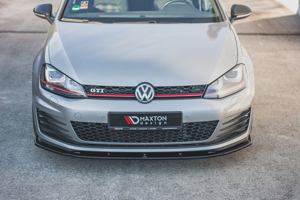 Maxton Design Front Splitter V.1 VW Golf Mk7 GTI (Prefacelift) Front Lip - iilumolab