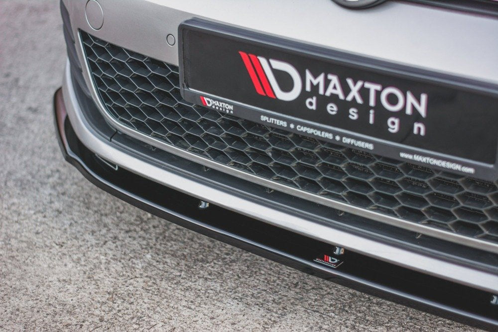 Maxton Design Front Splitter V.1 VW Golf Mk7 GTI (Prefacelift) Front Lip - iilumolab