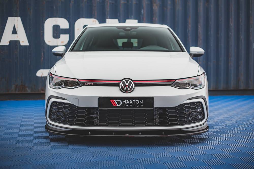 Maxton Design Front Splitter V.1 VW Golf Mk8 GTI Front Lip - iilumolab