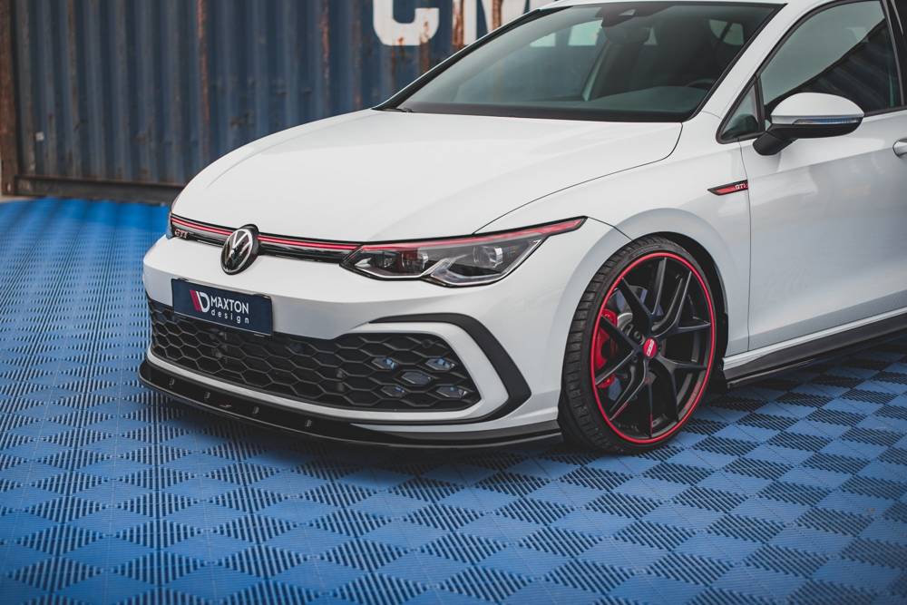 Maxton Design Front Splitter V.1 VW Golf Mk8 GTI Front Lip - iilumolab
