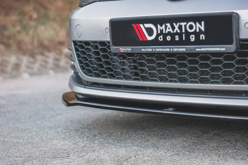 Maxton Design Front Splitter V.2 VW Golf Mk7 GTI (Prefacelift) Front Lip - iilumolab