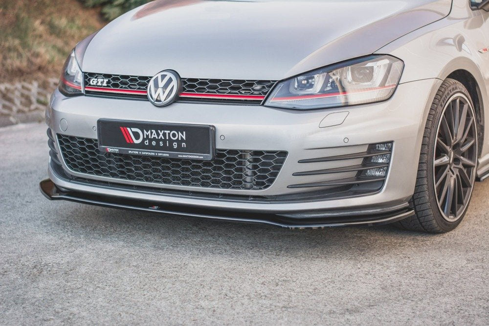 Maxton Design Front Splitter V.2 VW Golf Mk7 GTI (Prefacelift) Front Lip - iilumolab