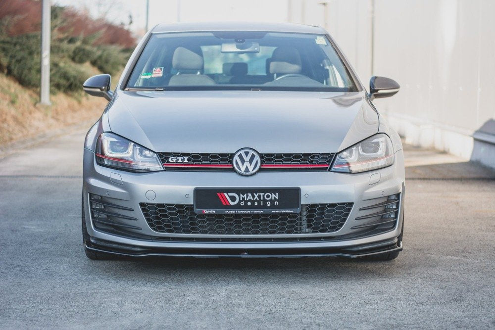Maxton Design Front Splitter V.2 VW Golf Mk7 GTI (Prefacelift) Front Lip - iilumolab