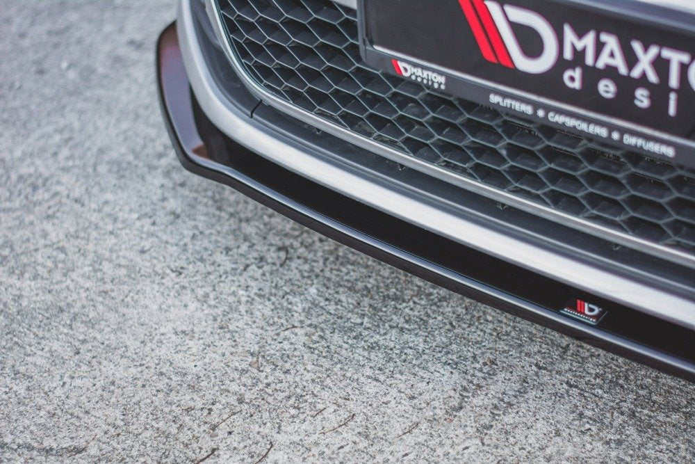 Maxton Design Front Splitter V.2 VW Golf Mk7 GTI (Prefacelift) Front Lip - iilumolab
