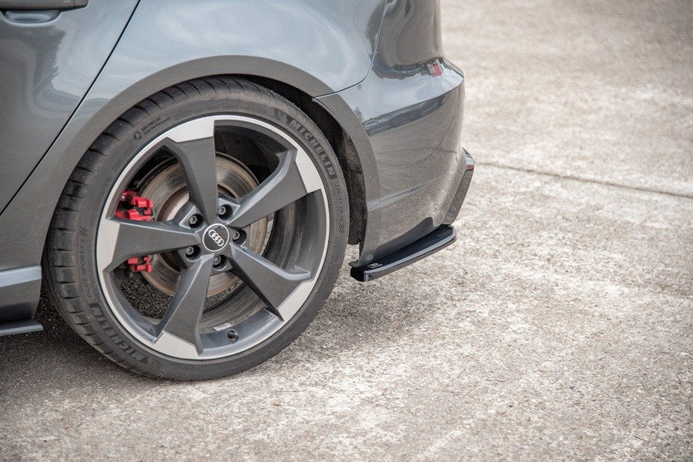 Maxton Design Rear Side Splitters v2 Audi RS3 8V Sportback - iilumolab