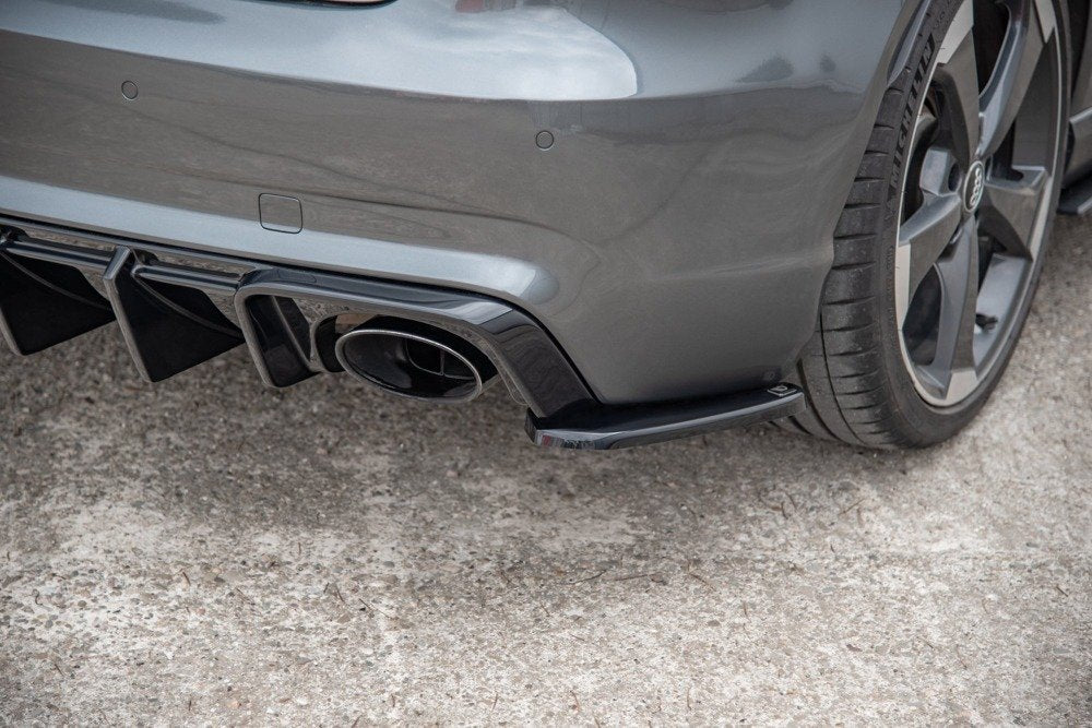 Maxton Design Rear Side Splitters v2 Audi RS3 8V Sportback - iilumolab