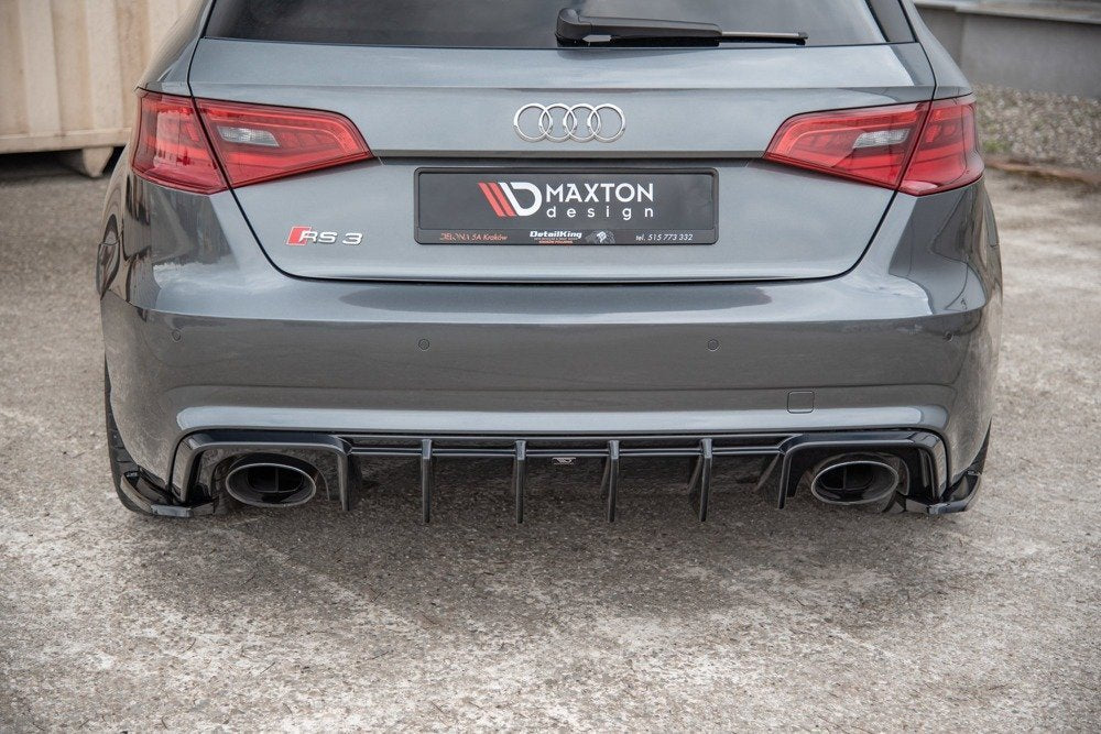 Maxton Design Rear Side Splitters v2 Audi RS3 8V Sportback - iilumolab