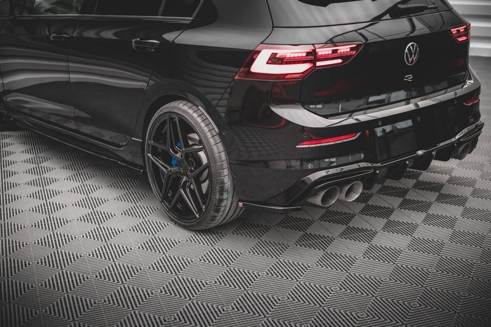 Maxton Design Rear Side Splitters V.4 VW Golf Mk8 R