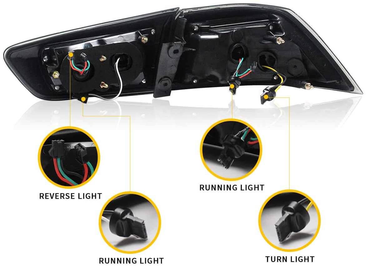 2007-2017 MITSUBISHI LANCER SEQUENTIAL LED TAIL LIGHTS