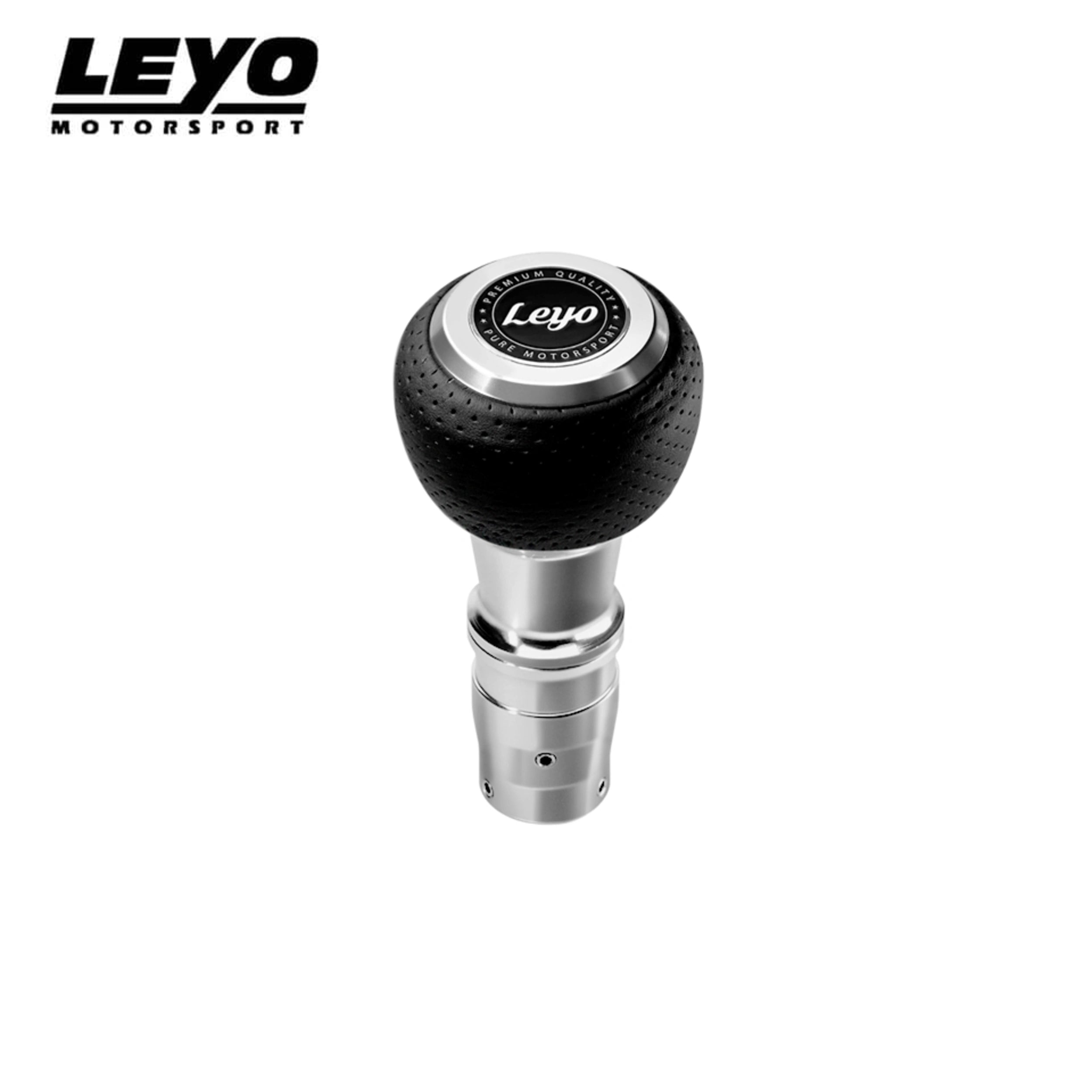 Leyo Nappa Manual Shift Knob (Silver) - iilumolab